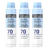 Neutrogena Spray Protector Solar, Niebla Corporal Ultra Tran