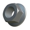 M10 Serrated Flange Nuts, 21.8mm x 15mm A2 Stainless Steel