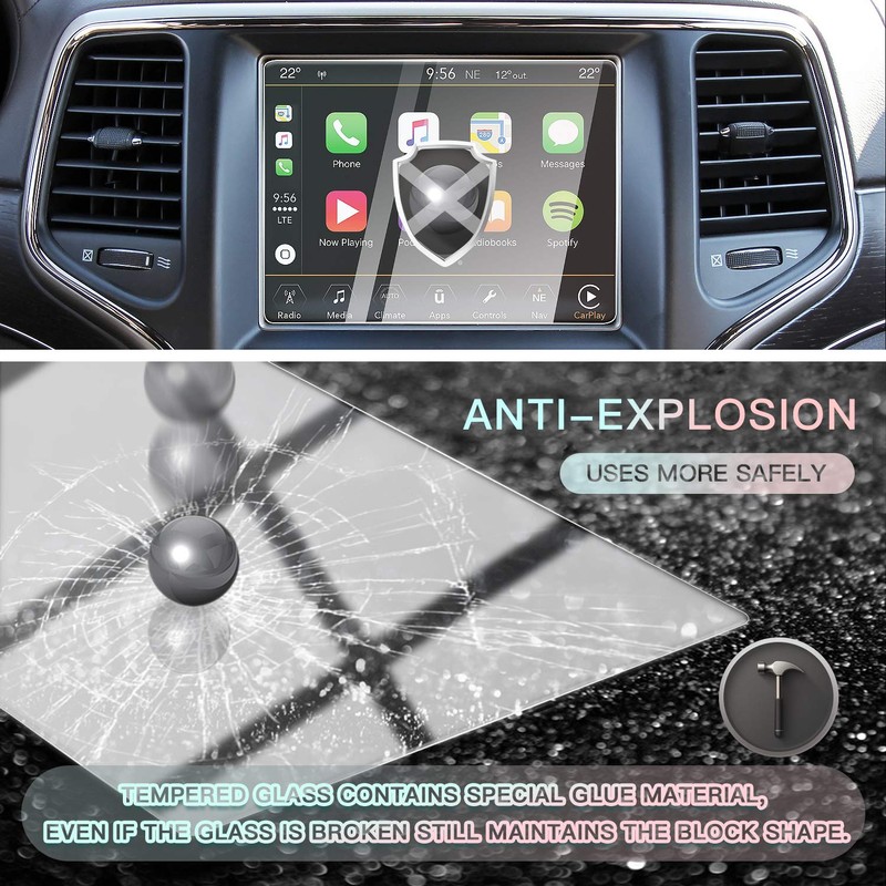 CDEFG Car Touchscreen Navigation Touch Screen Protector for 2014-2018 Grand