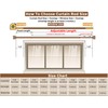 Black Curtain Rod 17 to 144 or 148 inch Max,