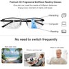 Roegaric Progressive Multifocal Reading Glasses TR90 Blue Light Blocking Eyeglasses