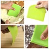 Dough Scraper, Plastic Pastry Pizza Cutter Chopper Multipurpose Kitchen Tool,