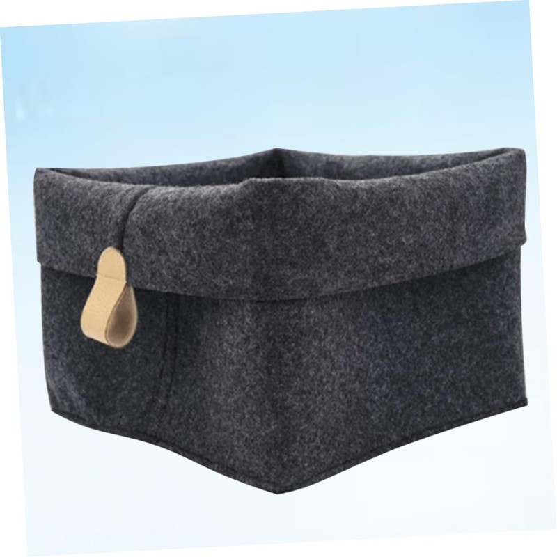 Hohopeti Felt Storage Basket for Organizing Clothes and Sundries Multifunctional