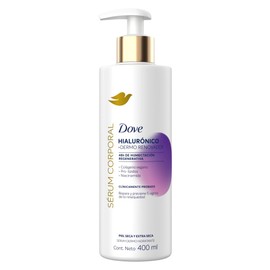 DOVE Sérum Corporal en Crema Dermo Renovador con Ácido Hialurónico que repara y previene 5 signos de la resequedad. Para piel seca y extra seca 400 ml