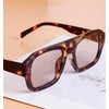 SDINM Trendy Square Sunglasses for Women Unique Fashion Designer Thick