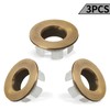Seimneire 3pcs Brass Sink Overflow Trim Ring Basin Overflow Ring,