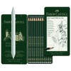 Faber-Castell 119065 Castell 9000 Pencil Set of 12 8B -