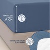 Dreamzie Premium Fitted Sheet 140 x 200 cm – 160