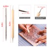 Aiegiuor Skiving Knife for Leather Work Leather Carving Tooling Graving