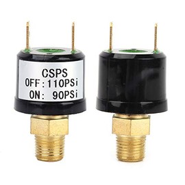 Fafeicy Air Pressure Switch PSI90-PSI110 Air Compressor Pressure Switch 110-220VAC 6-36VDC NO/NC for Air Pump