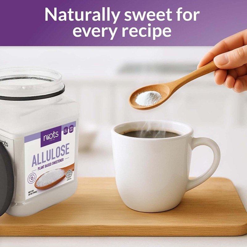 Roots Circle Allulose Plant Based Sweetener - Zero Calorie Sugar