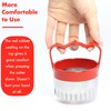 2 Pcs Fluted Round Cookie Cutter with Handle 3“ 4”,