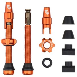 Wolf Tooth Tubeless Valve Stem Kit for Clik Valve - 44mm Orange