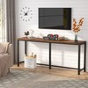 LITTLE TREE 70.9 Inch Long and Narrow Sofa Console Entryway