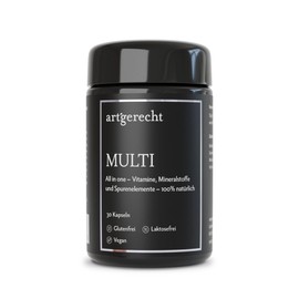 art´gerecht Multi-30 capsules, 100% natural multivitamin for optimal supply of all important vitamins, minerals and trace elements