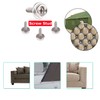 WedDecor Fasteners Metal Press Studs Marine Grade Stainless Steel Screw,