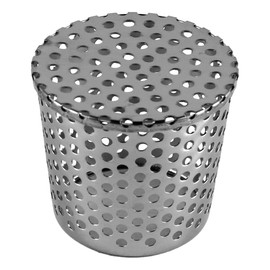 Laroal 3.5 Inch Gutter Downpipe Protector, 9 cm Stainless Steel Filter, Gutter Downpipe Protector to Prevent Blockages, Leaves and Snakes, Keep Mice and Birds Away from the House