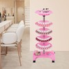 FTUREPAC 5 Tiers Nail Polish Trolley Display Organizer, 360 Rotating