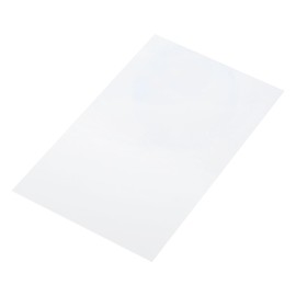 sourcing map White ABS Plastic Sheet 10 x 6 x 0.02 Inch for Building Model, DIY Crafts, Panel, Pack of 1 Pcs