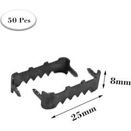 50 Pcs No-Nail Sawtooth Picture Hanger Set for Home Decoration - Serrated Hook for Painting Photos, Oil Paintings, and Mirrors
