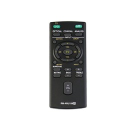 RM-ANU159 Replacement Sound Bar Remote Control Applicable for Sony Soundbar HT-CT60/C SA-CT60 SS-WCT60 HT-CT60 HTCT60 SACT60 HTCT60C SSWCT60 RM-ANU160