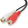 3.5mm stereo jack to 2 RCA Phono Sockets length 20cm