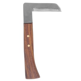 Steel L Shape Hoof Knife Ergonomic Curved Handle Hoof Trimming Tool for Farm Horse Single Blade On Left Hand