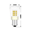 JOMITOP BA15D Two Contact LED Bulb S8 Bayonet Base 1076