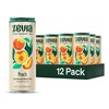 Zevia Zero Sugar Tea, Black Tea with Peach, 12 oz
