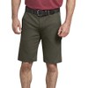 Dickies Men's Tough MAX Duck Carpenter Short, Stonewashed Moss, 36