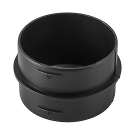 VOANZO 2pcs Round Duct Connector Pipe Ventilation Duct Connector Pipe 75mm Straight Connector Duct Link Parking Heater Outlet Duct Extension Plastic Connector Retrofit Fitting