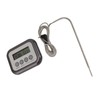 Kichen Timer Thermometer Stainless Steel Probe Digital Cooking Meat Thermometer