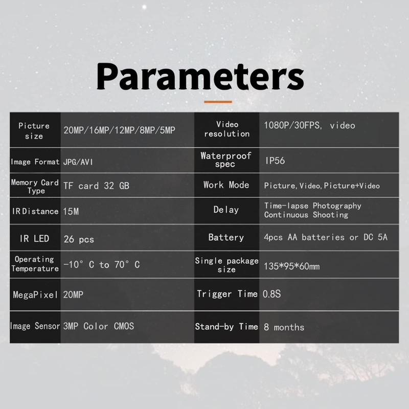Aptliton Wildlife Camera Waterproof Trail Cameras With 32gb Memory Card