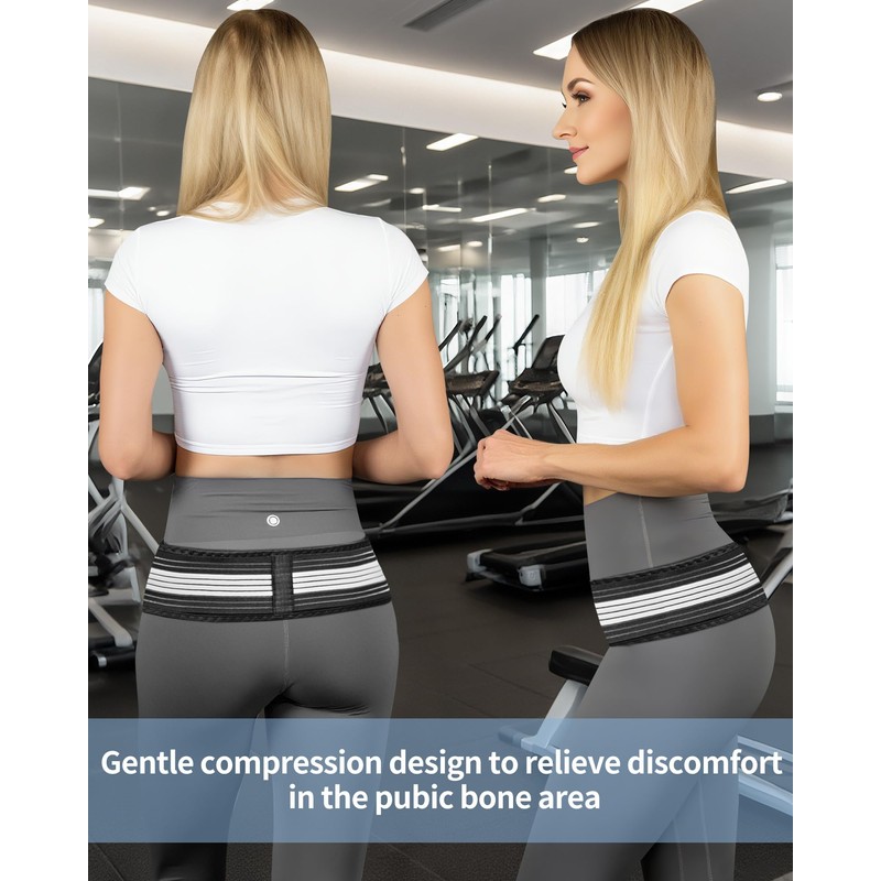 ROMIX Adjustable Neoprene Ab Trainer Belt for Back Support (black