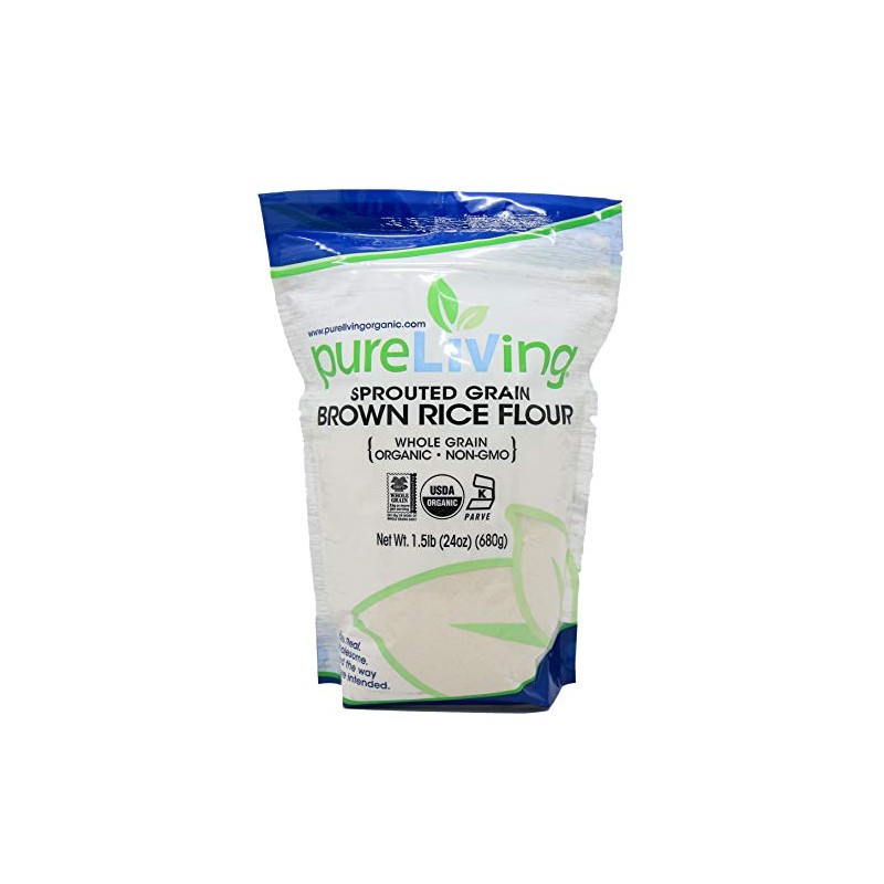 Pure Living Liv Organic Sprouted Brown Rice Flour - 24
