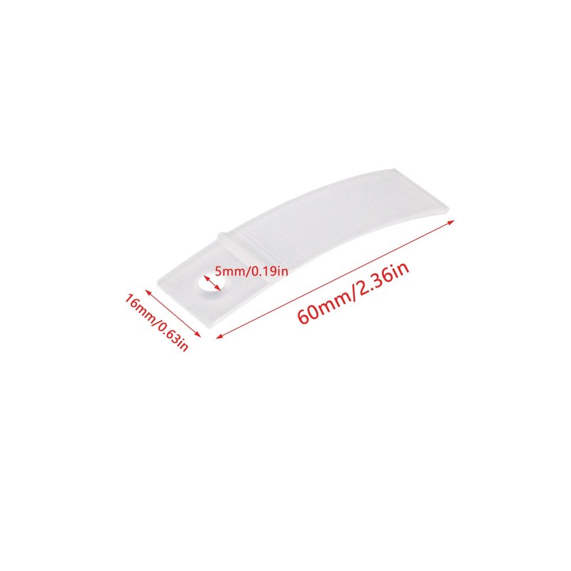 UtySty 50 Pack Drawer Stoppers Non-Falling Out Drawer Stops PVC