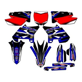 2005-2007 fits UFO Restyle YZ 125 Vigor Blue Senge Graphics Complete Kit Compatible with Yamaha