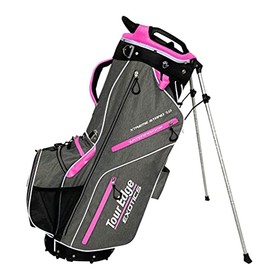 Tour Edge Exotics Xtreme Stand 7.0 Bag-Heath-Pink-White, One Size (UBAE7SB06)