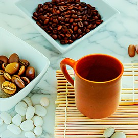 Vastuja Handmade Terracotta Clay Coffee Mugs (Pack of 2) | 250 ml Each | Mitti Cup for Hot Beverages | Eco-Friendly, Chemical-Free & Sustainable | Rustic Earthenware for Gifting & Daily Use