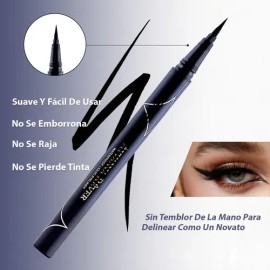 Delineador Para Ojos Ayvanna Rêver Líquido Mate Natural Negro Liso