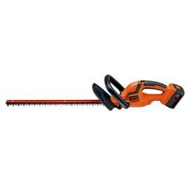 BLACK+DECKER 40V MAX Hedge Trimmer, Cordless, 24-Inch Blade, Battery and Charger Included (LHT2436) | BLACK+DECKER