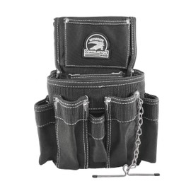 Professional Electrician's Mini Tool Pouch By Contractor Pro for Tool Belt Add On. Perfect for Additional Space for Carpenter, Electrician, Framer, Contractor