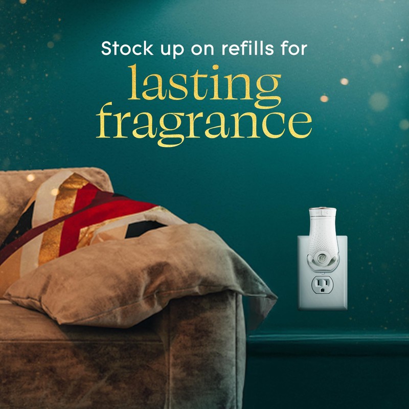Glade PlugIns Refills Air Freshener, Bergamot & Eucalyptus, Scented and