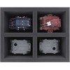Feldherr FS090A004 Foam Insert Compatible with Warhammer 40,000-4 Compartments
