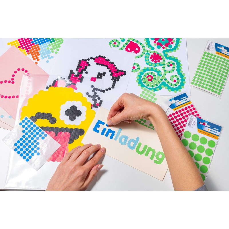Herma Multi-Purpose Labels / Coloured Dots Ø 8 mm