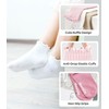 Toddler Girl Socks 5T-6T 7T Pastel Ruffle Cotton Socks With