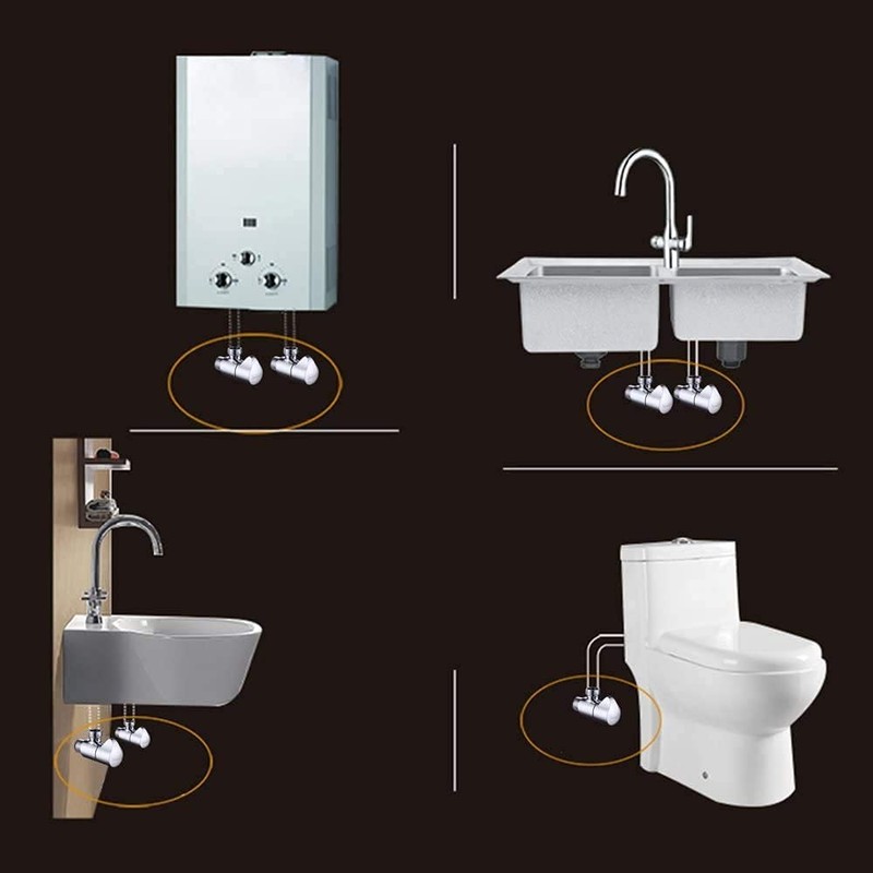Shut-off G1/2 Stainless Steel Thick Leak Proof Angle Valve Water