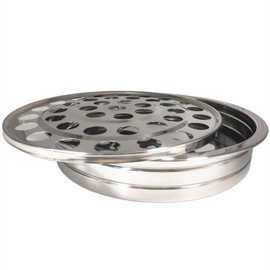 SruiSwei Polished Stainless Steel Communion Cup Tray for Church Service,Stackable Communion Serving Tray for Communion Cups,Church Communion Trays Serving Ware Sets,Communion Cup Tray