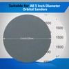 1500 Grit 5 Inch Sanding Discs, VIBRATITE 70 Pieces Hook