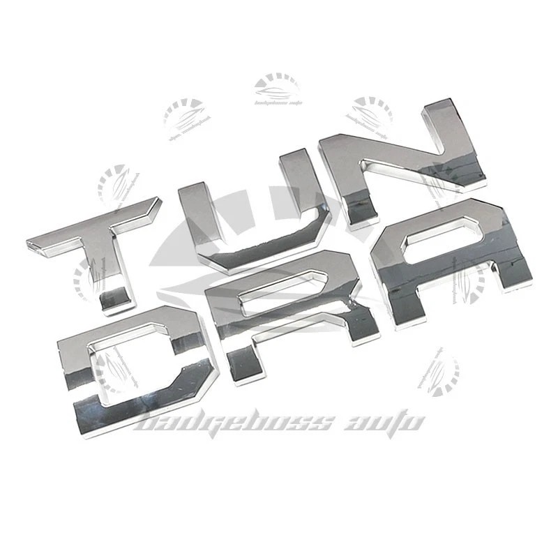 Unbranded 2022-2025 Gloss Chrome Front Emblem For TUNDRA Grill Bumper